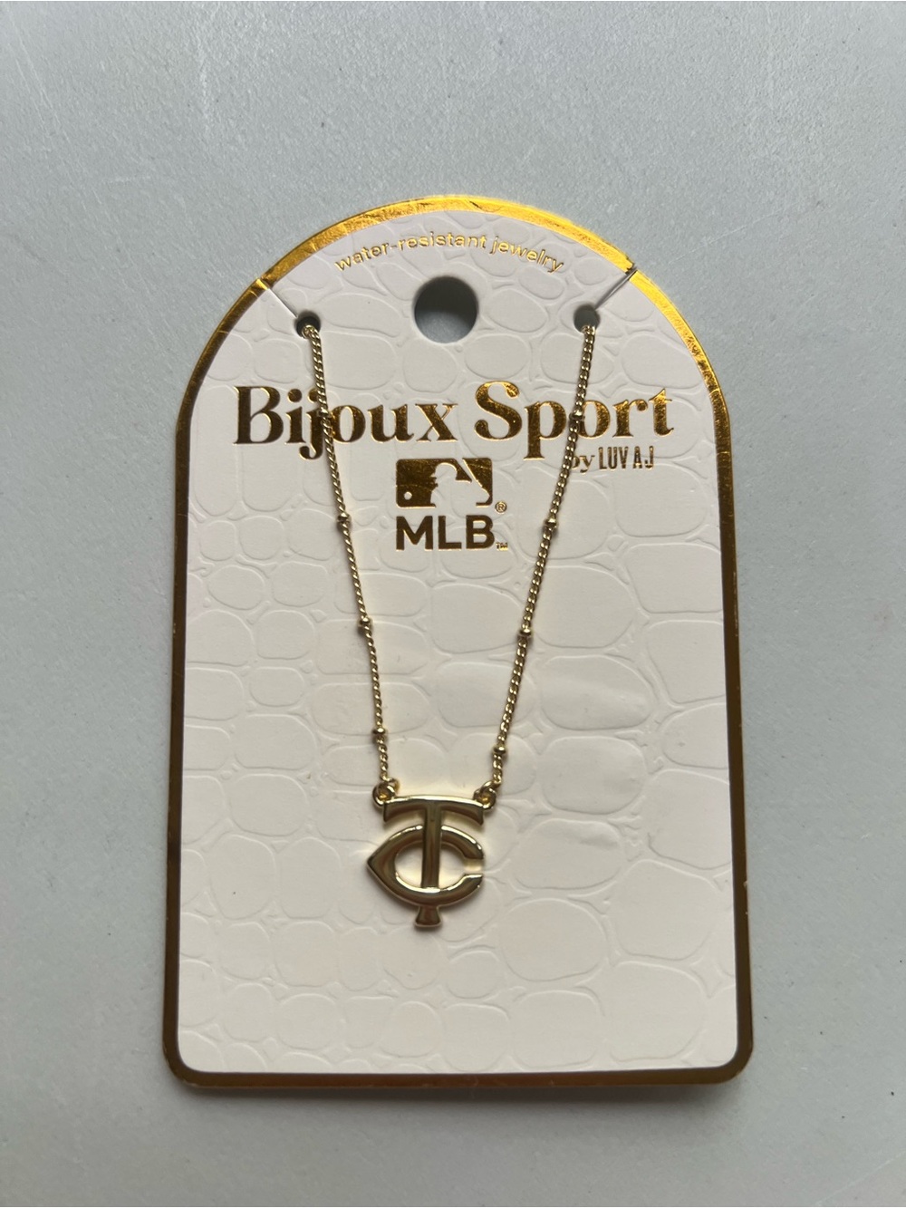 Luv Aj Gold Minnesota Twins Pendant Necklace